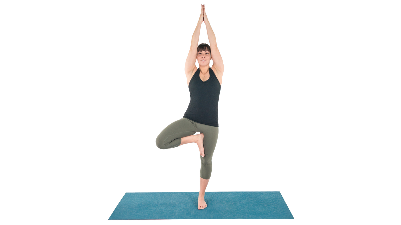 Tree Pose or Vrksasana Pose increases strength and balance