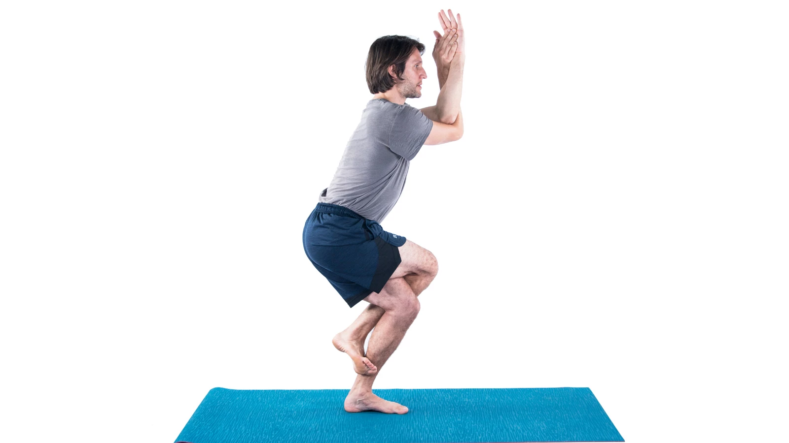 Eagle yoga pose (Garudasana)