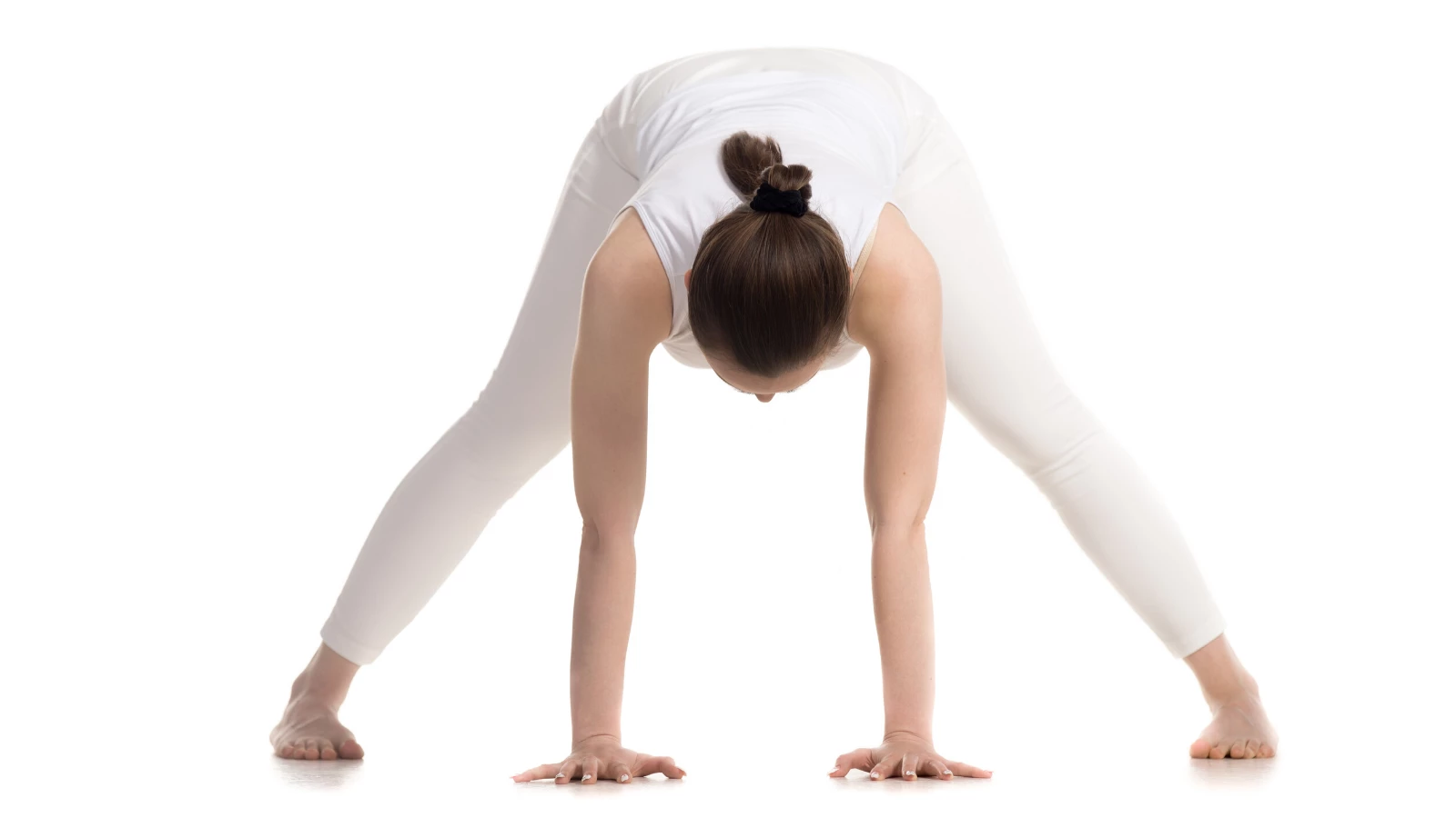 Wide-Legged Standing Forward Bend Pose (Prasarita Paddotanasana) 