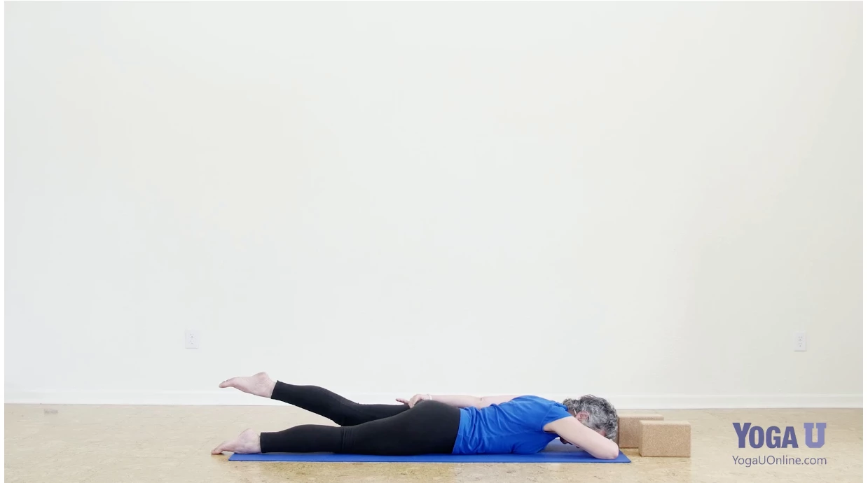 One-Legged Locust Pose