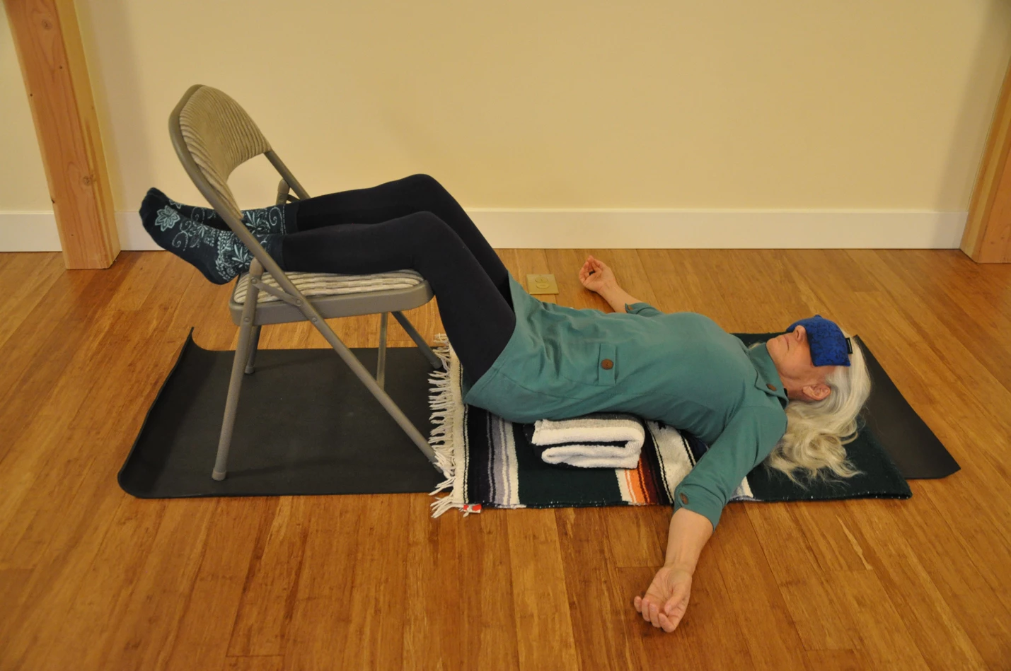 Restorative Yoga: Viparita Karani [vip-par-ee-tah car-AHN-ee