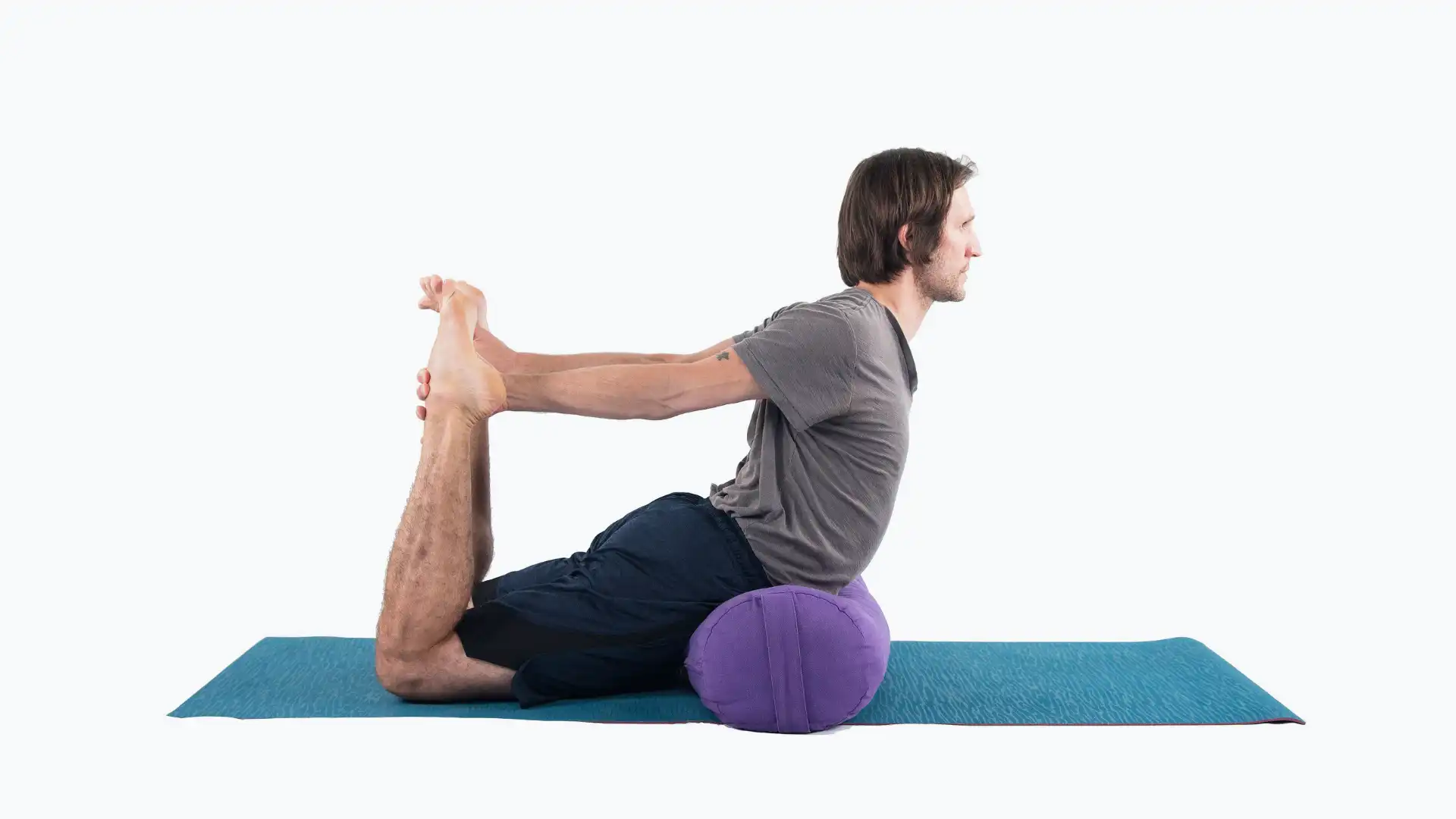 Profile Of Indian Young Man With Tattoo In White Linen Clothes Practicing  Yoga, Fitness, Pilates In Park, Doing Back Extension Exercise,  Shalabhasana, Locust Pose, Double Leg Kicks, Full Length Stock Photo,  Picture