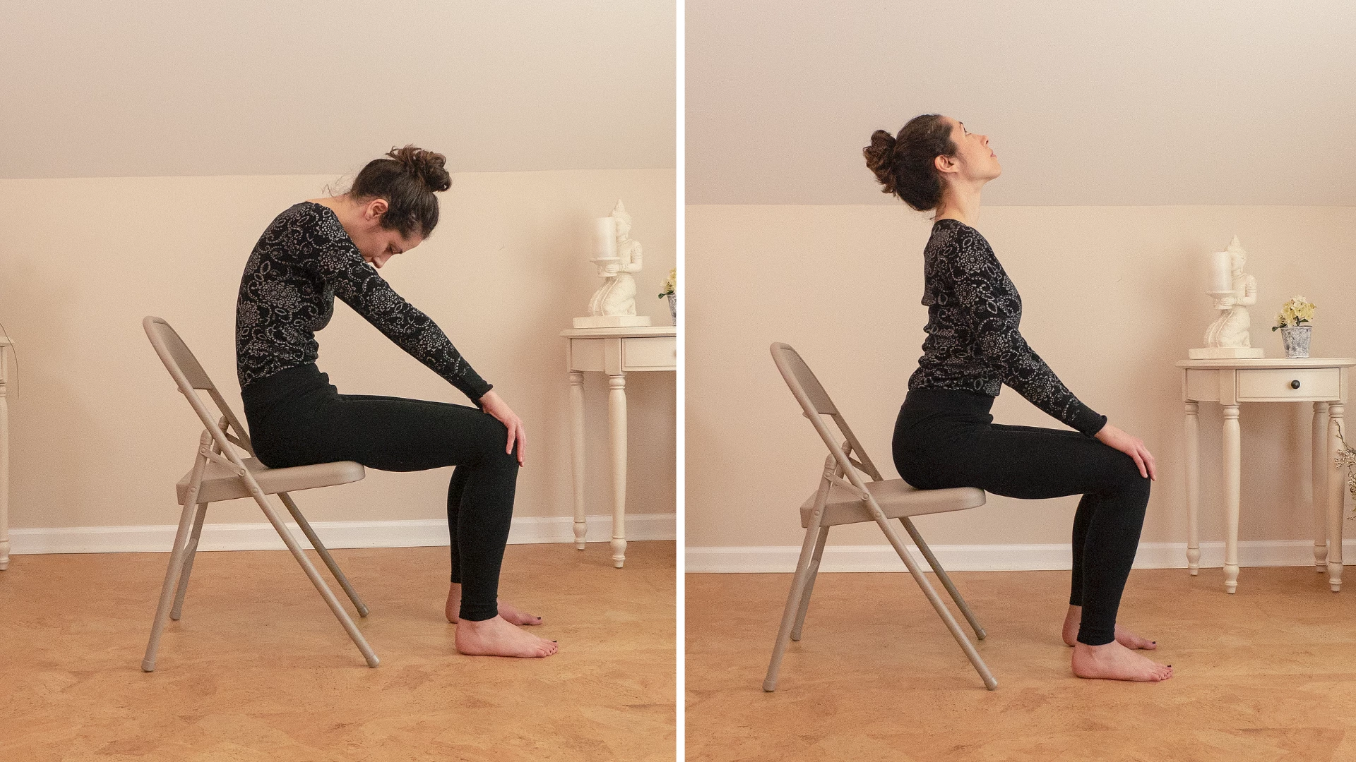 Chair yoga for store knee pain