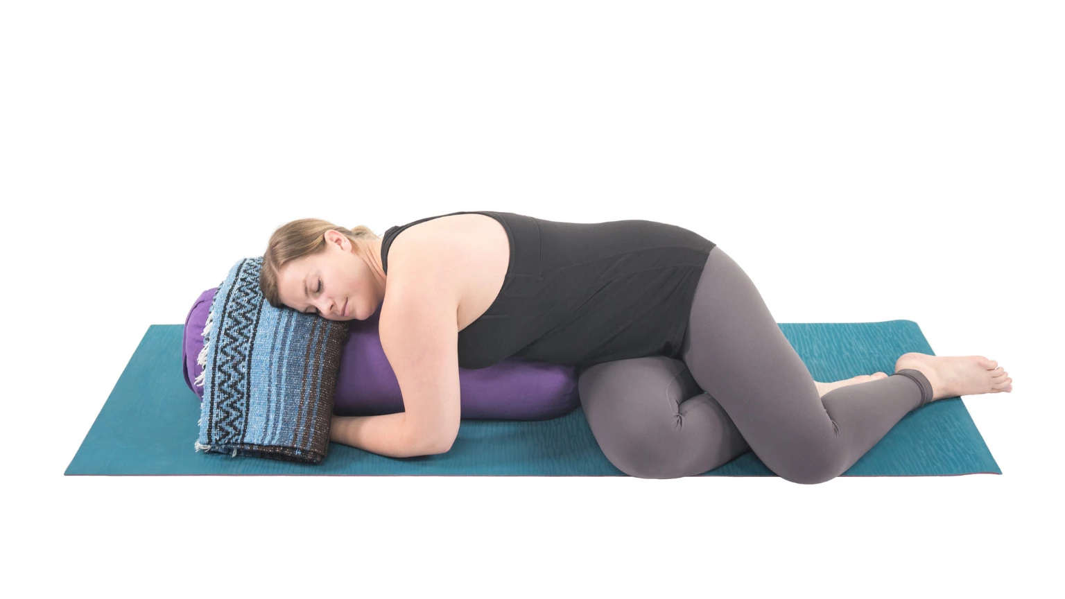 Pranayama Yoga Bolster Meditation Pillow - Cylindrical - 26