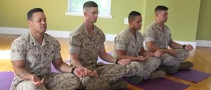 military and yoga,  fostering community, service, connection, staying connected, giving back