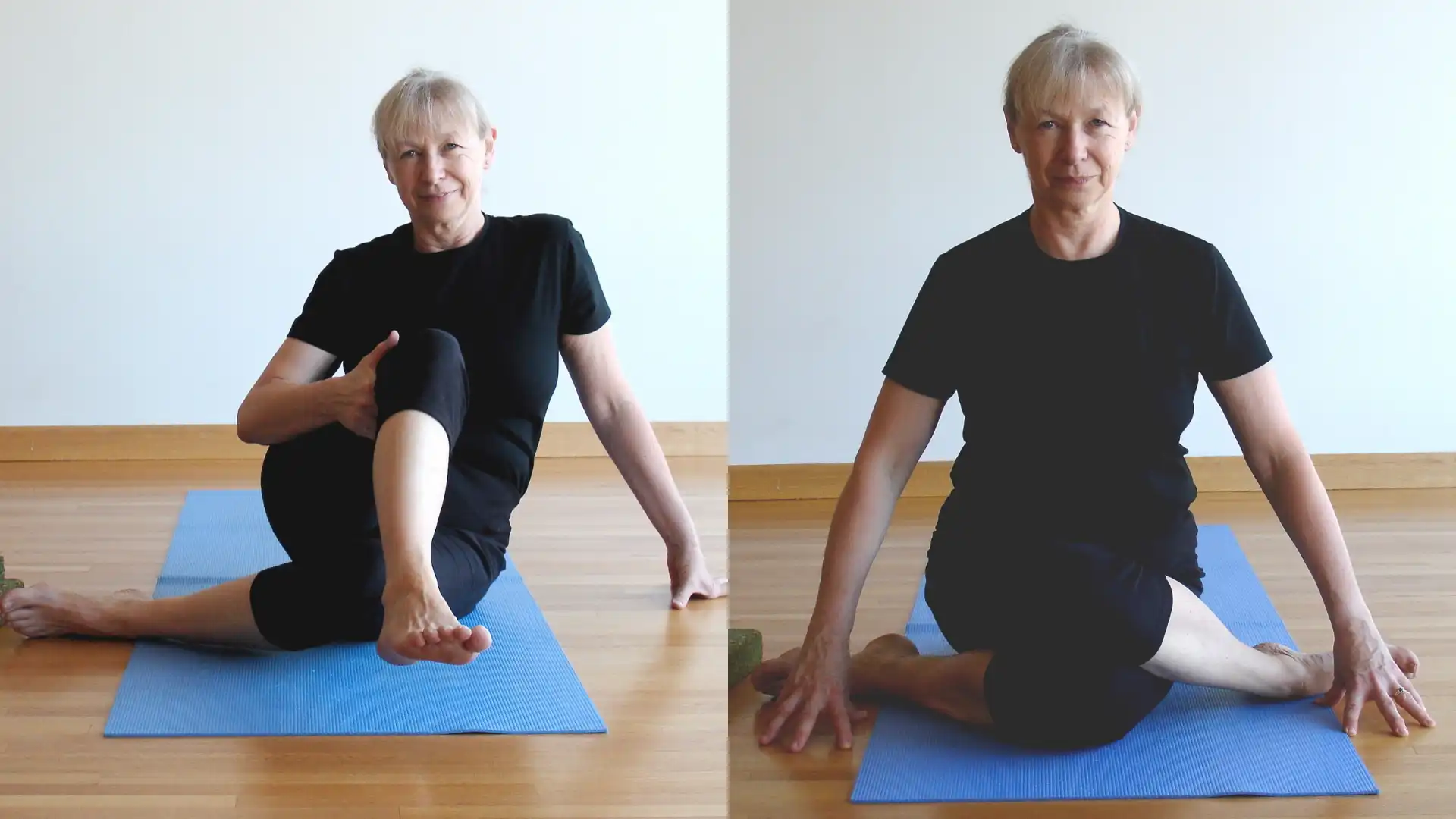 Gomukhasana cow face pose explained step by step