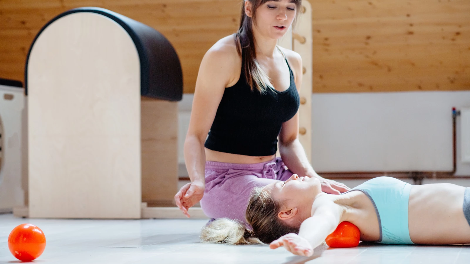 A yoga class with the added benefits of myofascial release