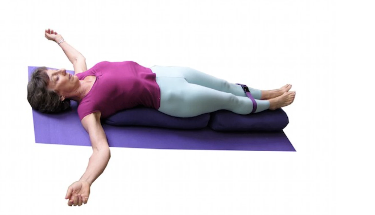 Yoga Half Bridge Pose High-Res Stock Photo - Getty Images