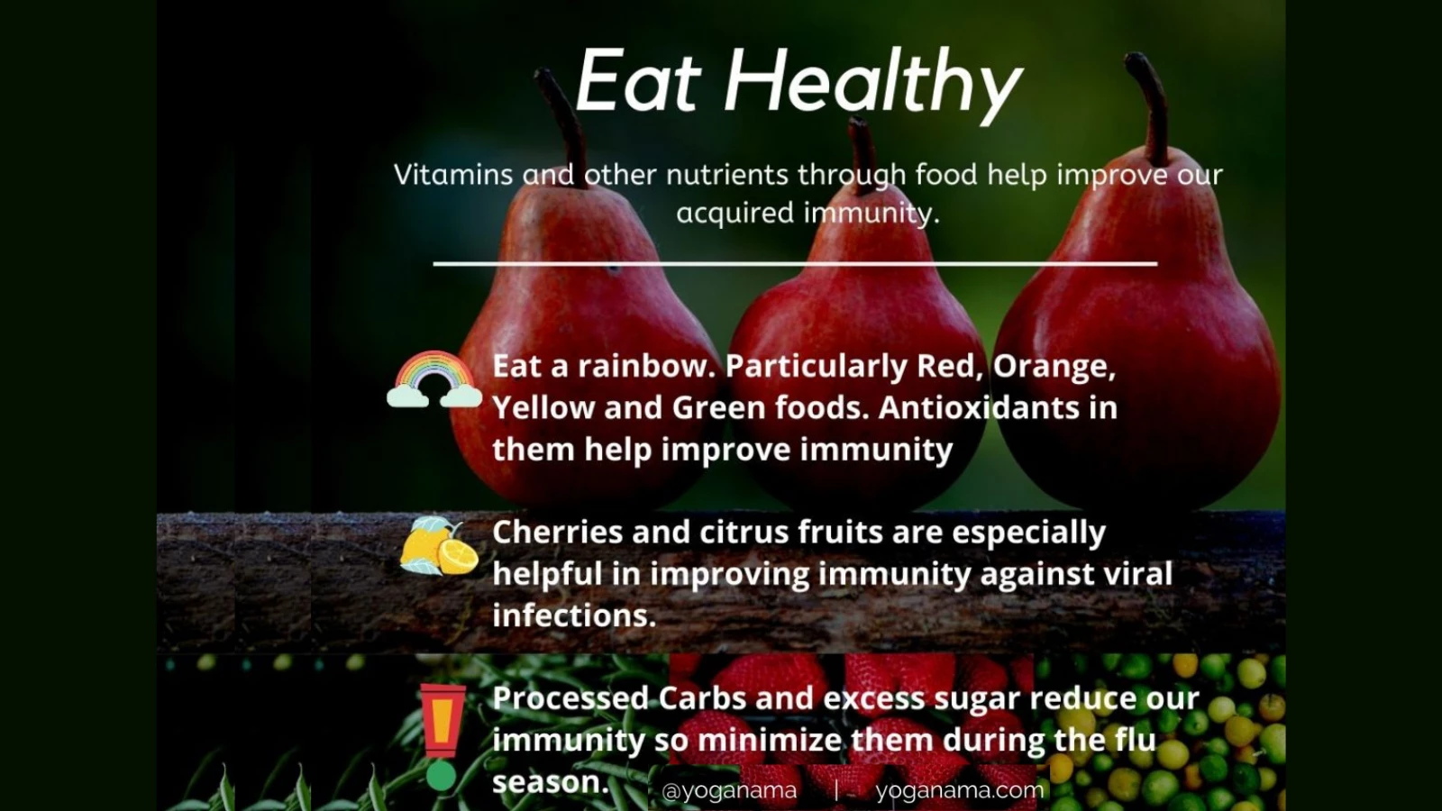 How to eat healthy in order to increase the body's immunity