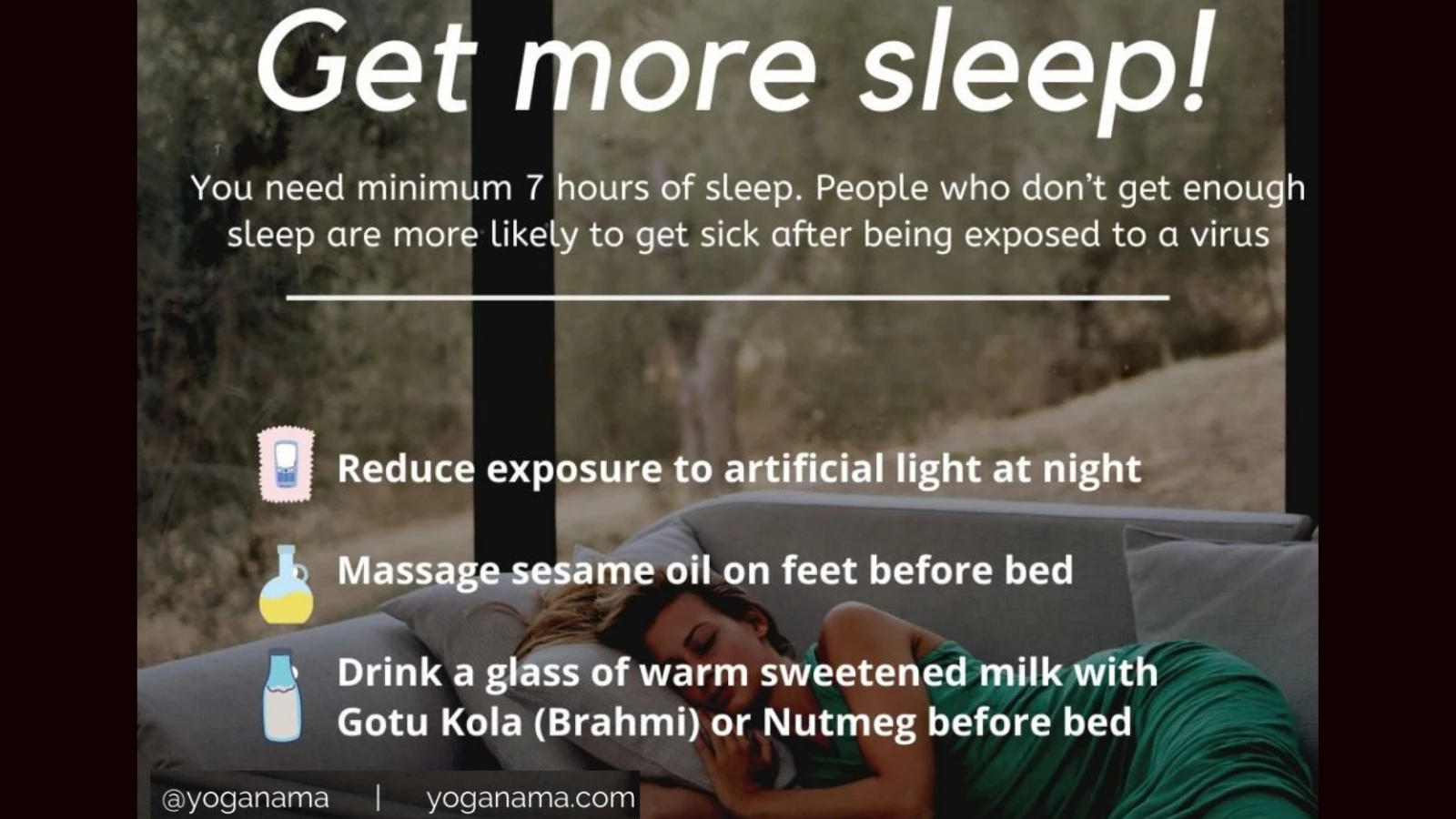 How to improve immunity with the simple Ayurvedic practice of getting more sleep