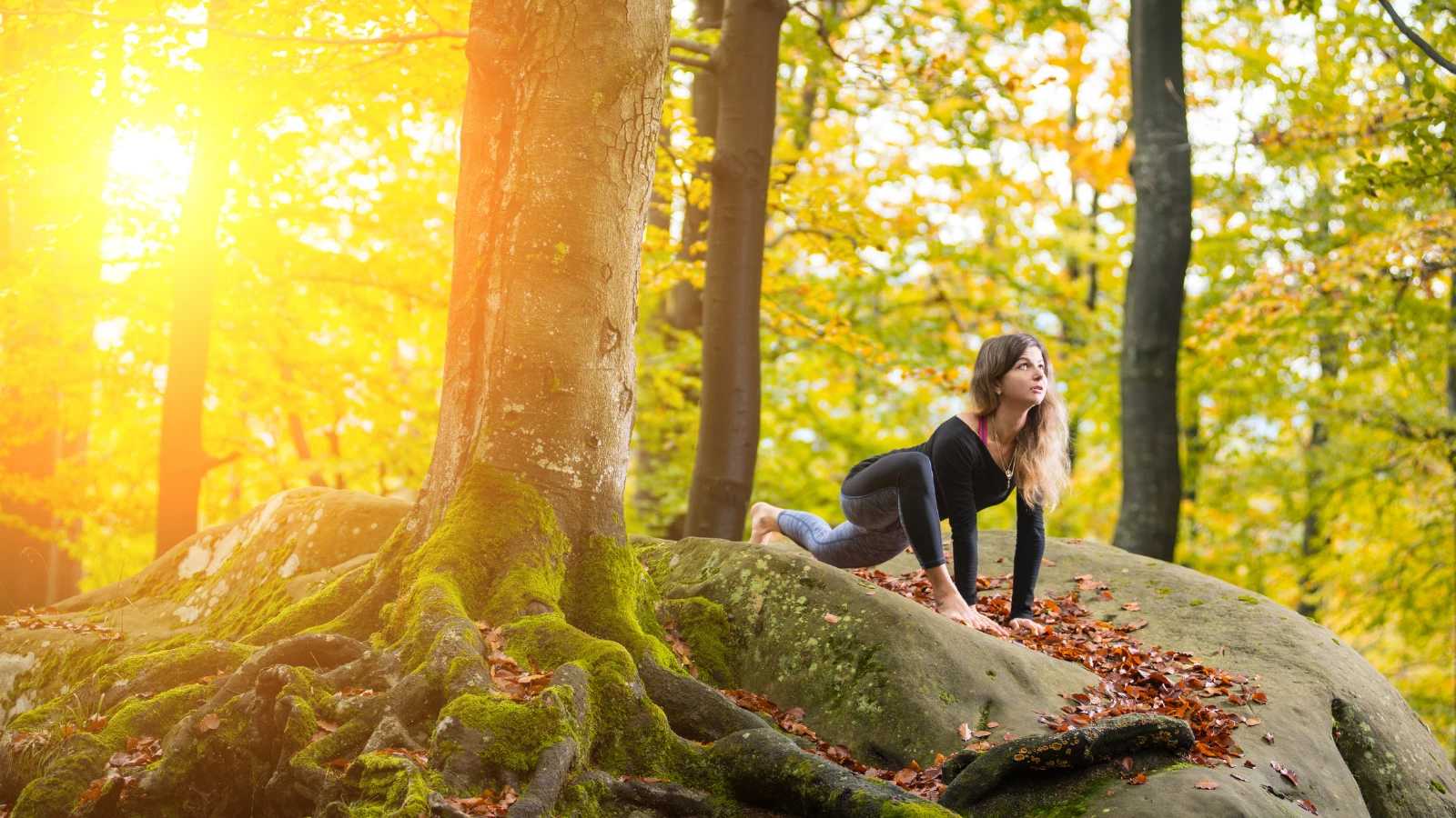 Yoga philosophy of gratitude to give thanks for the unity and connection in the world