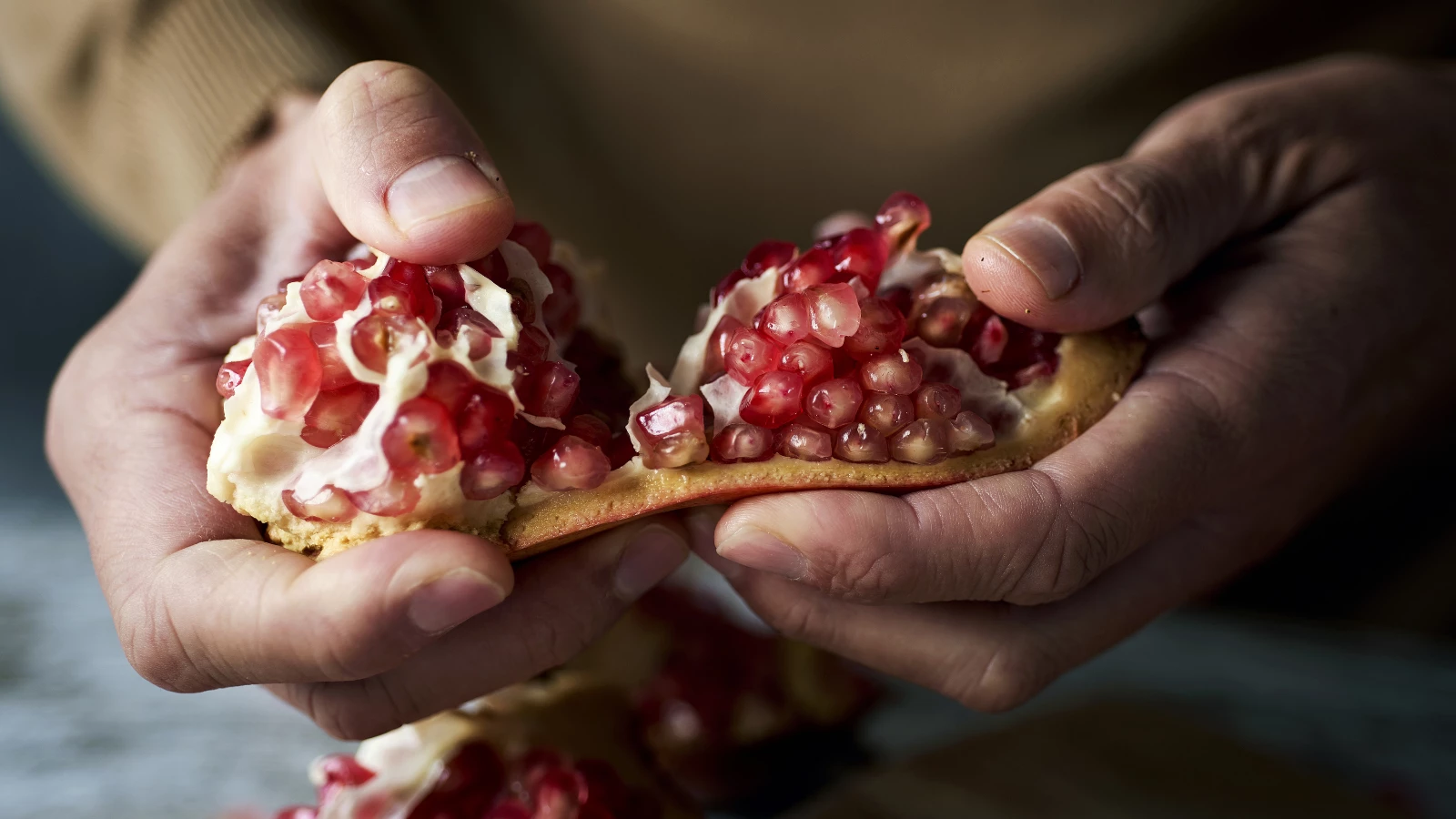 Research suggests that pomegranates have cancer-fighting properties, specifically breast cancer