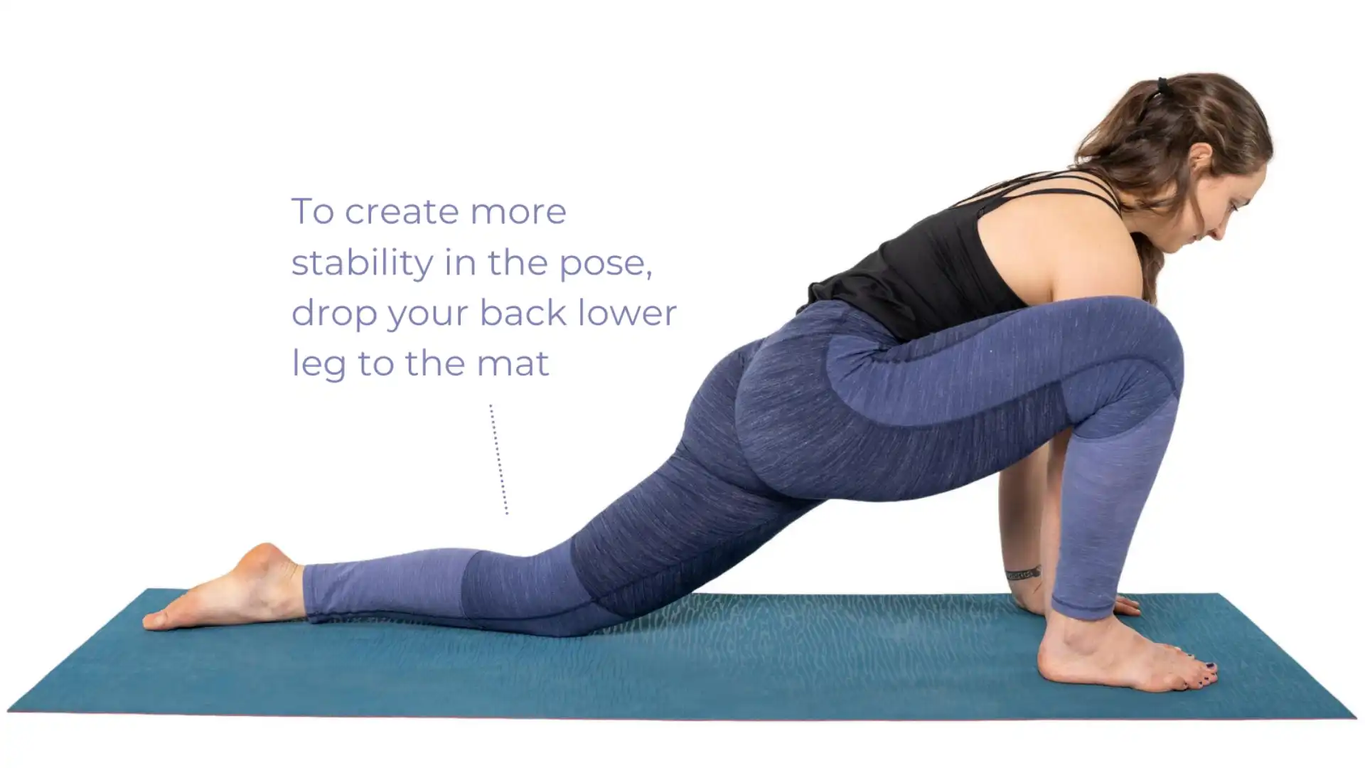 Yoga fundamentals - Lizard Pose is a great stretch for the hip