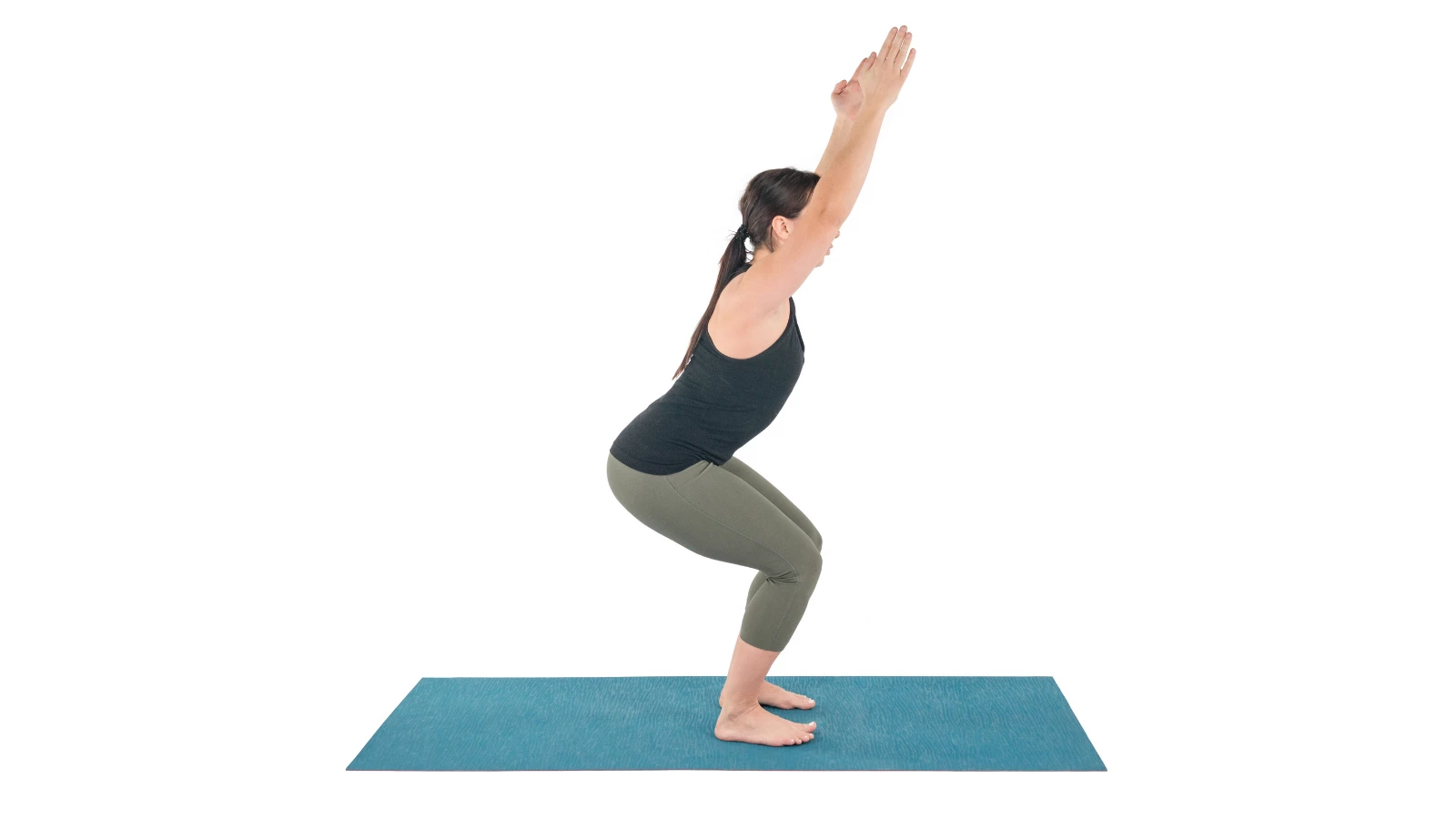 How to practice yoga for pelvic floor health and urinary incontinence in Chair Pose (Utkatasana)