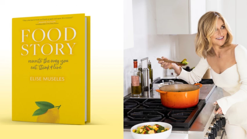 Food Story: Rewrite the Way You Eat, Think, and Live- book cover and author Elise Museles