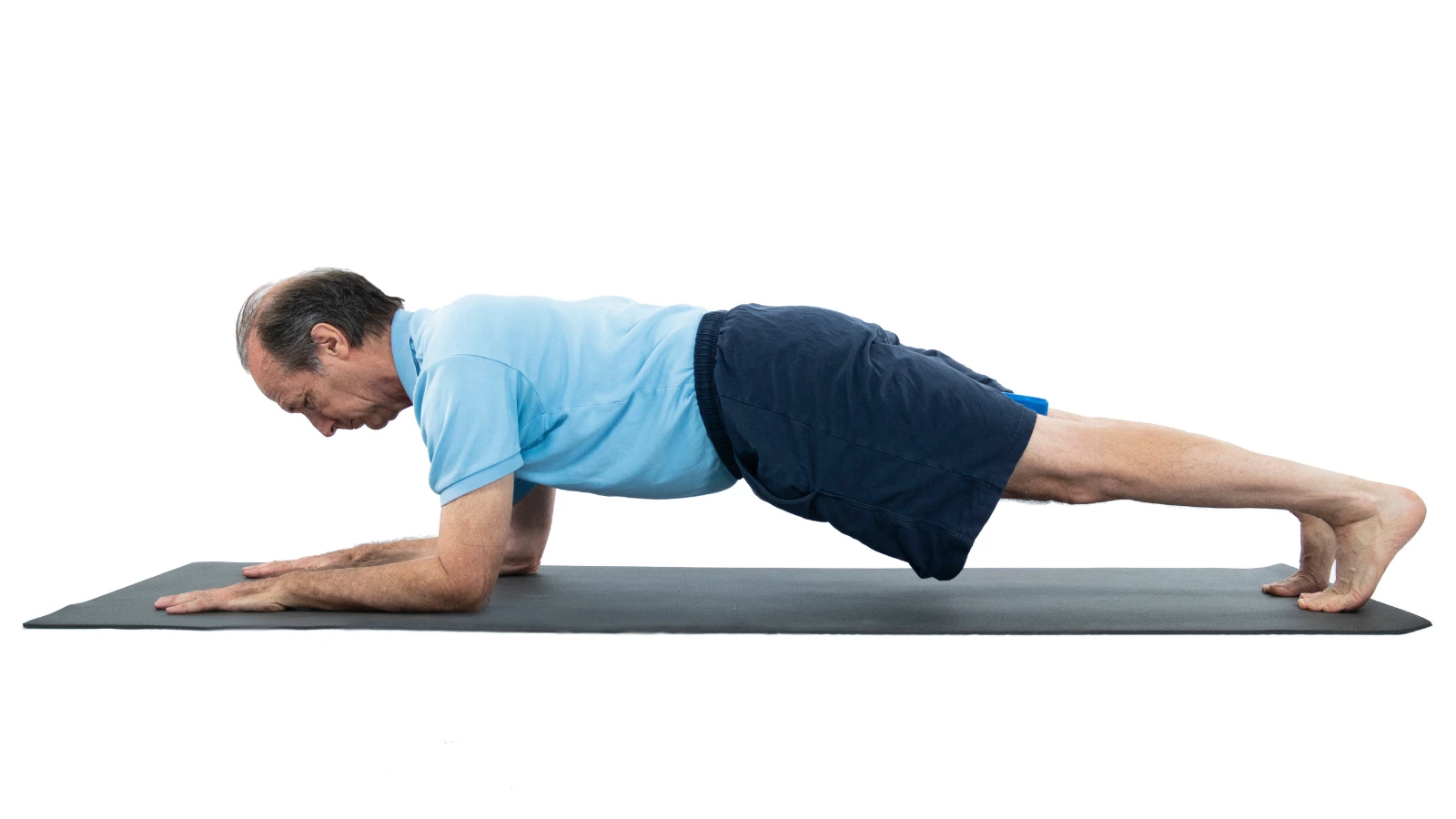 Plank Pose or Phalakasana using your forearms for support instead of using your wrists