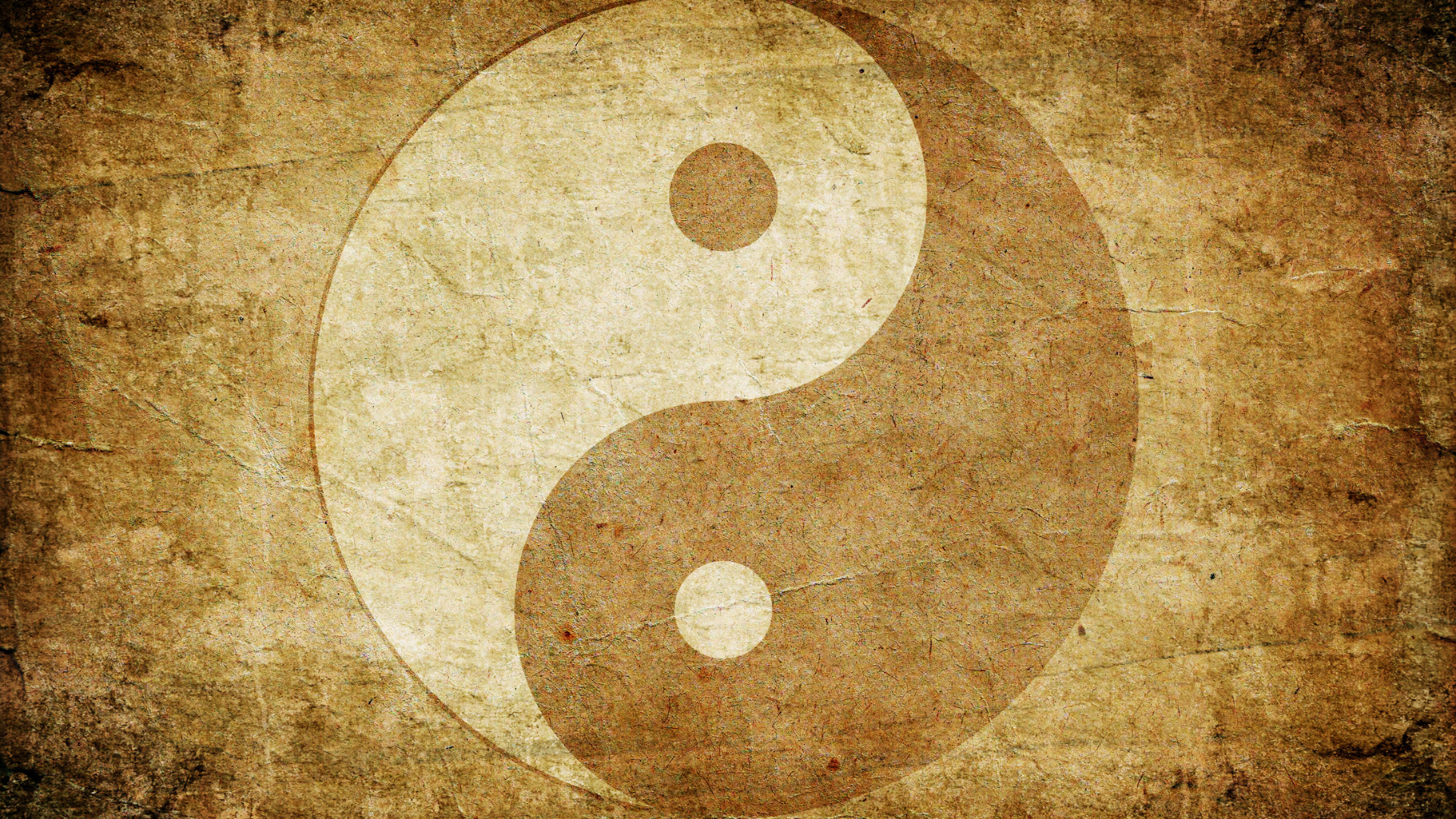 yin yang symbol background that represents the wholeness of practice that Yin Yoga represents.