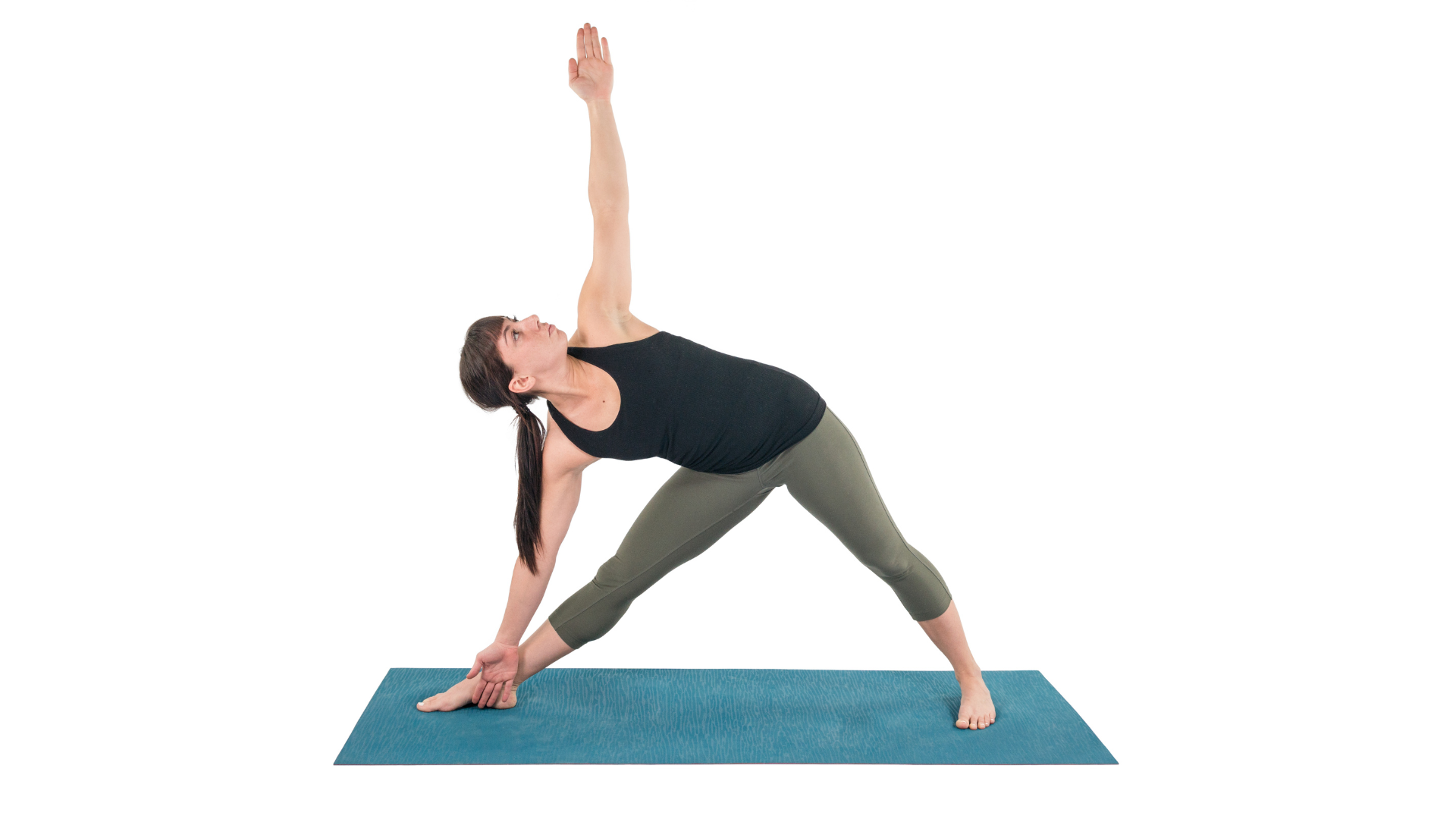 Triangle Pose helps us to hone our vestibular skills that help us balance.