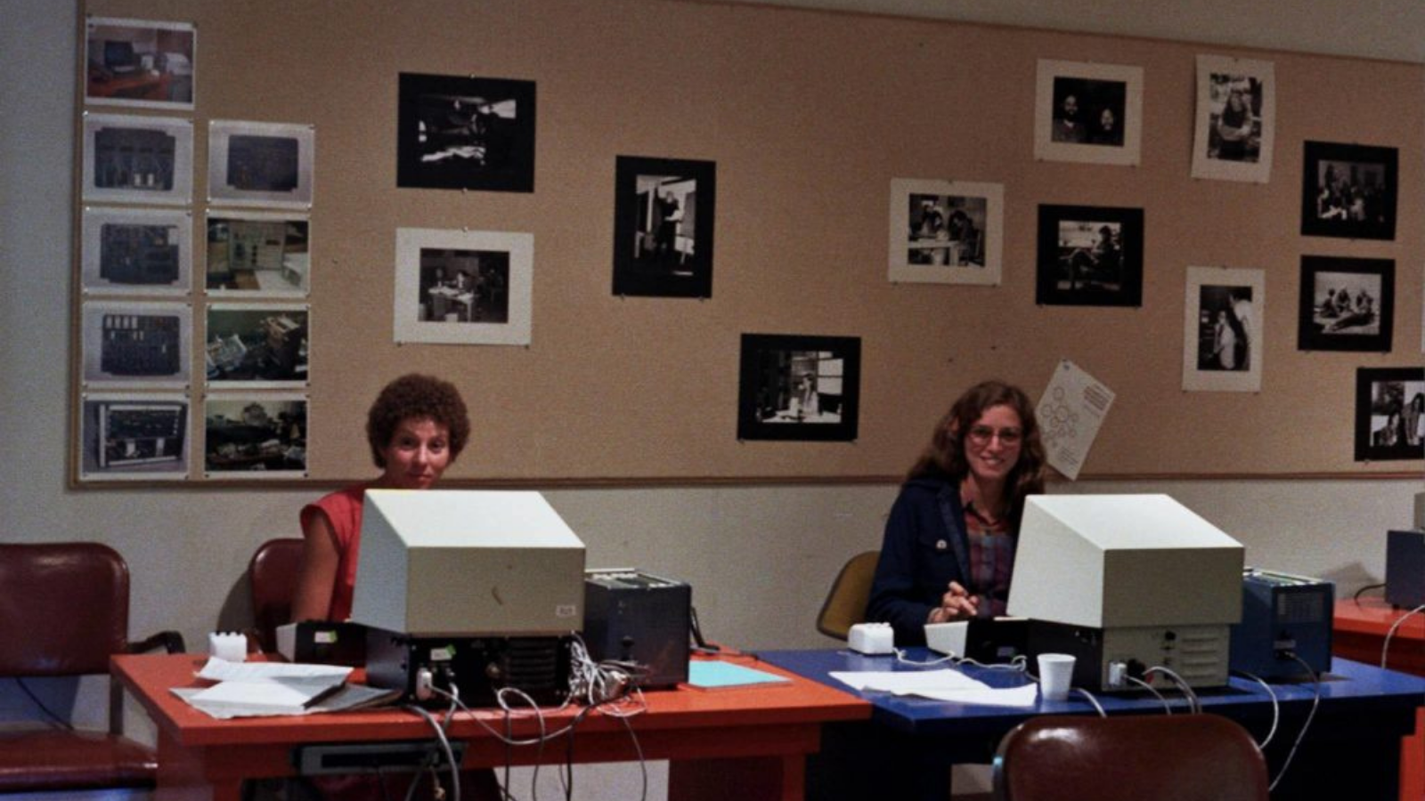 Office work throwback to the 1970's