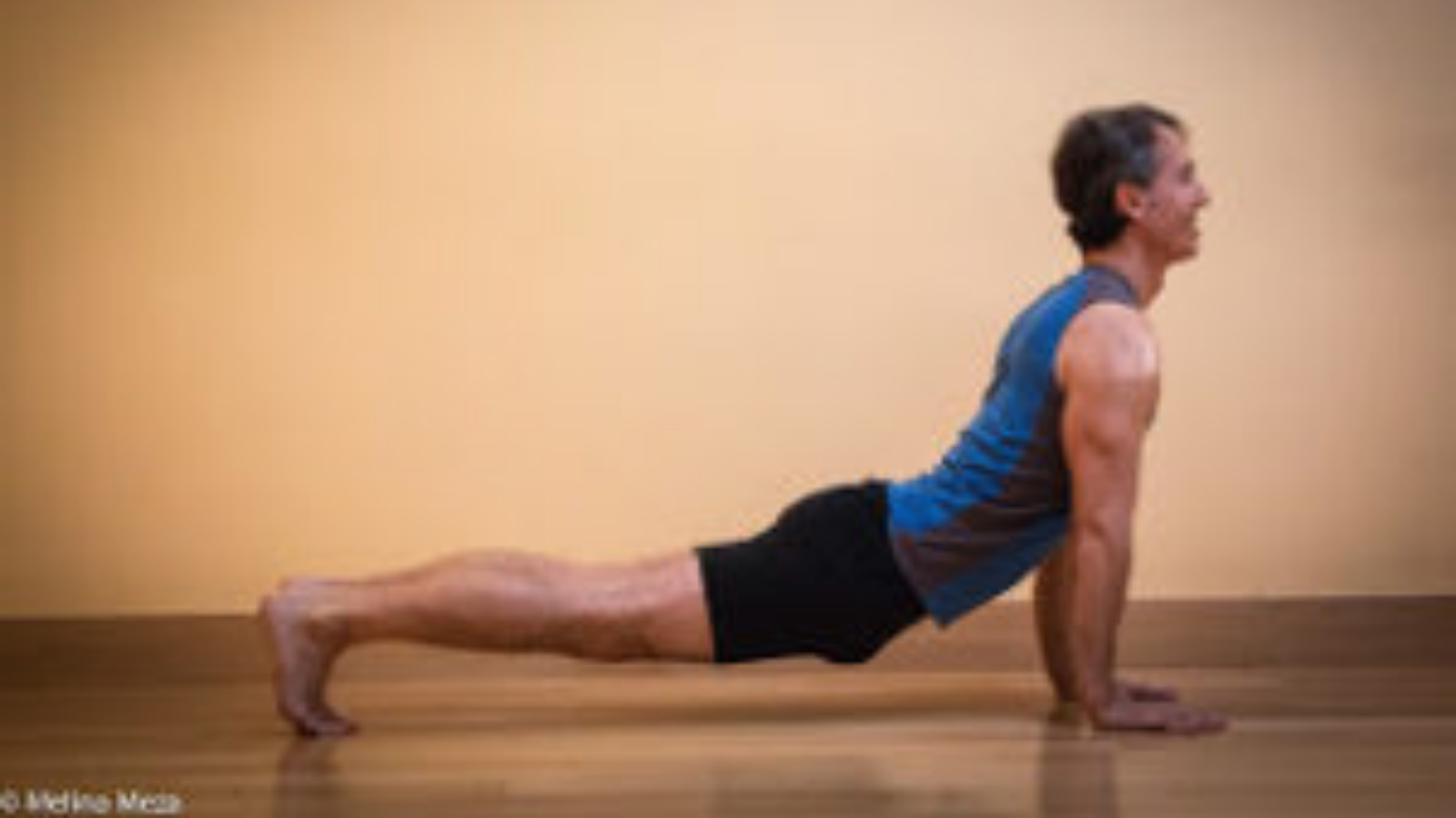 Variation with toes tucked in Upward Facing Dog Pose.