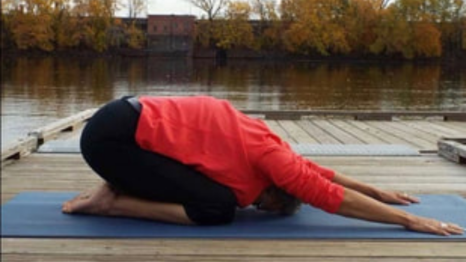 Child's Pose or Balasana is one of yoga's calming and grounding poses.