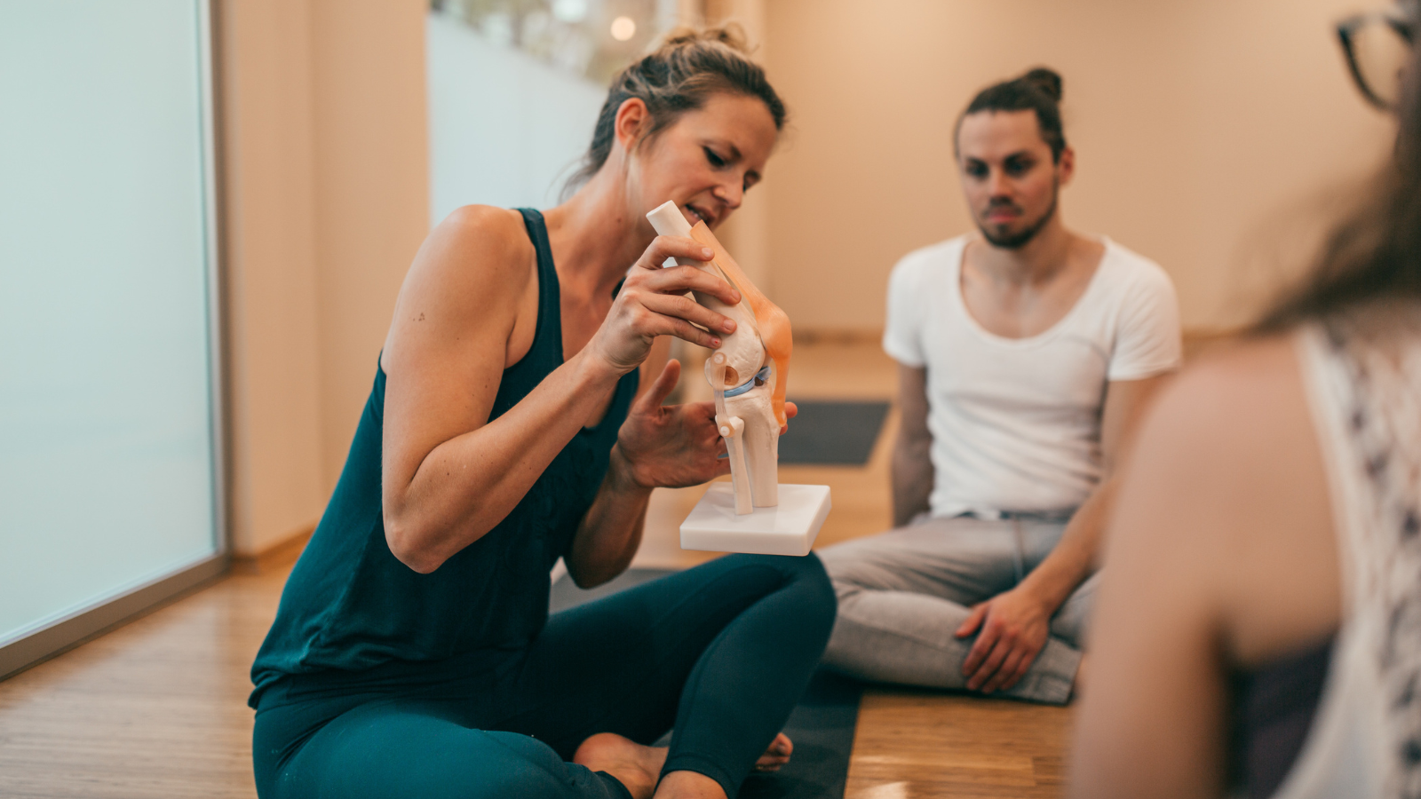 Yoga teaching includes safety lectures and anatomy to help students understand their bodies and to stay safe.