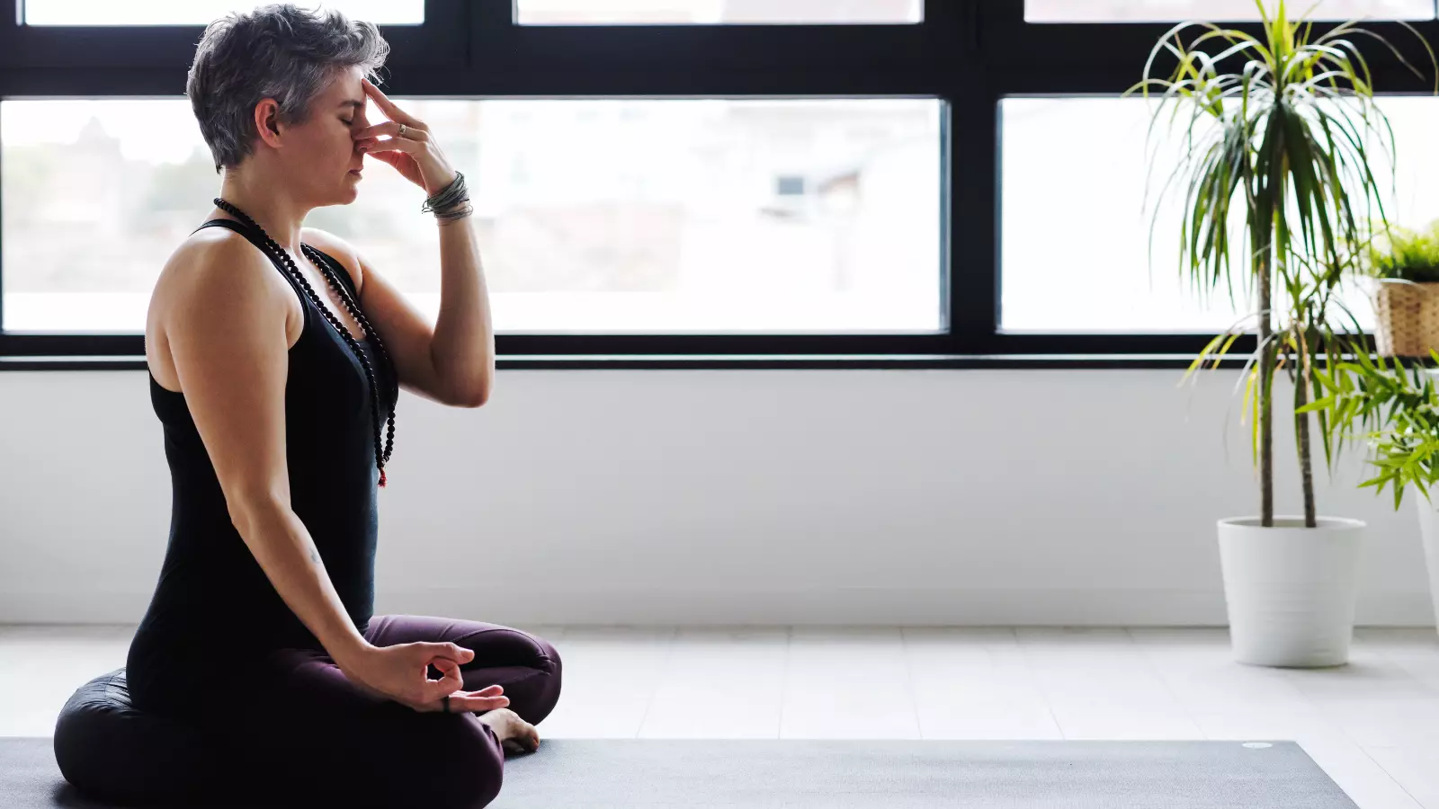 Your yoga mat is the perfect place to practice healthy breathing.