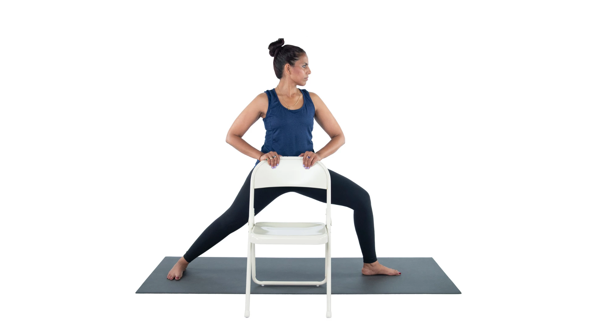 Yoga alignment can be taught and supported by yoga props