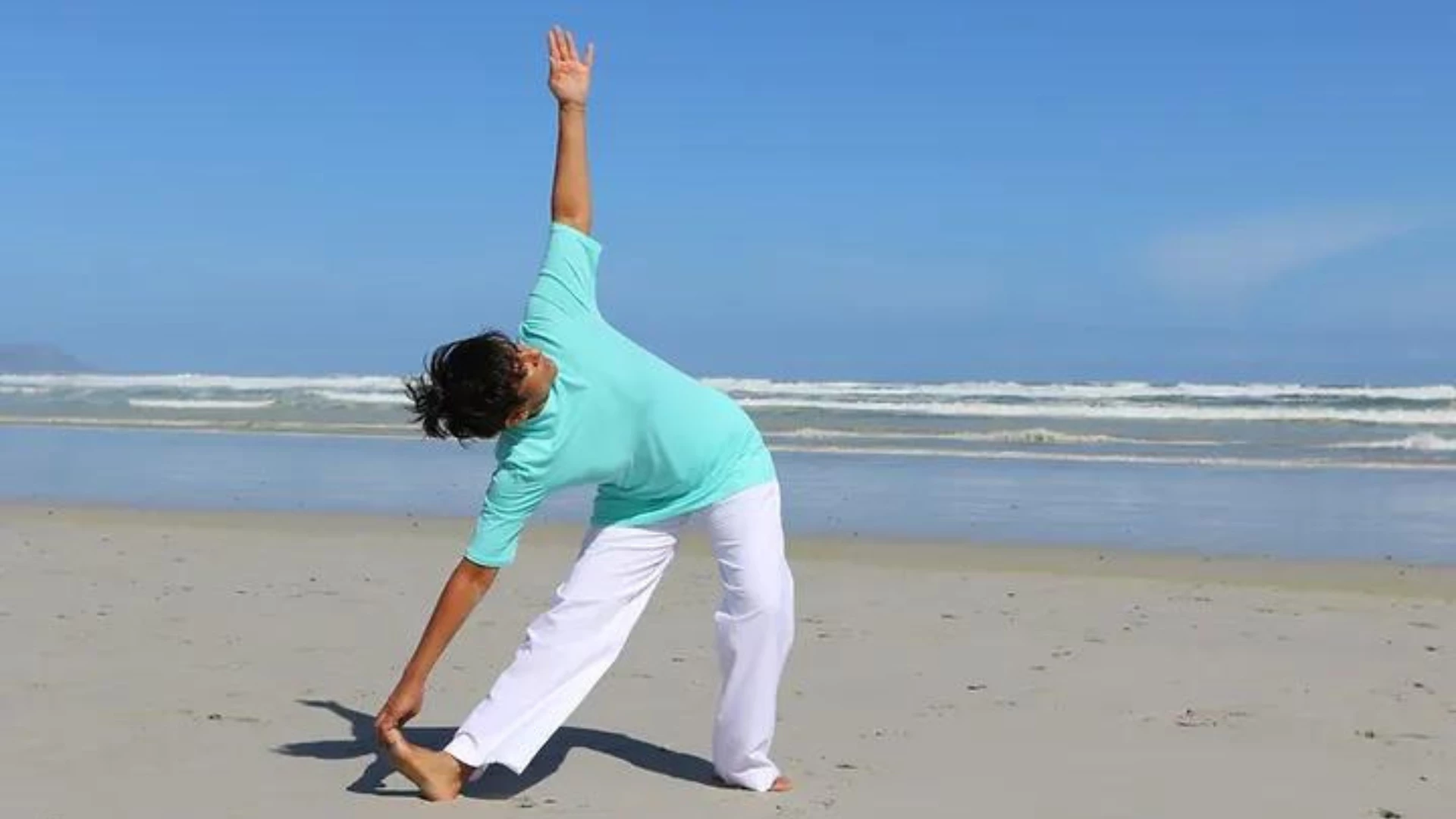 Image depicts pandiculation added to yoga practice.