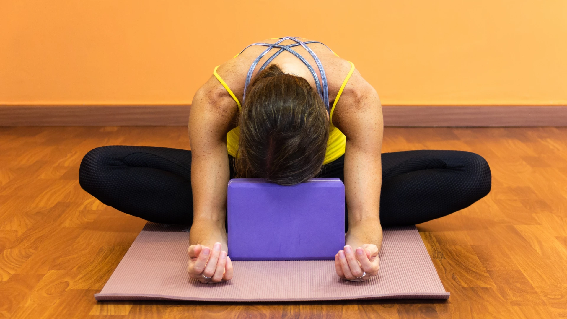 Forward Folds in yoga are known for their calming, soothing effects.