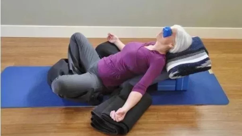Supta Baddha Konasana (Reclining Bound Angle Pose): Rest and Digest